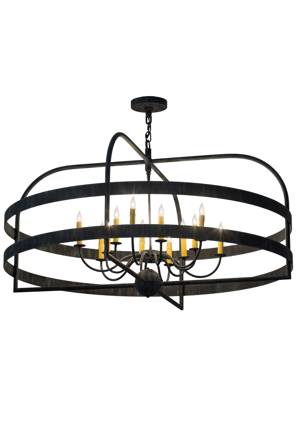 Meyda Tiffany Aldari 181457 Chandelier Light - Antique Copper