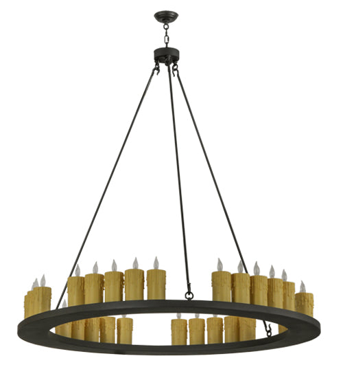 Meyda Tiffany Deina 77808 Chandelier Light - Wrought Iron