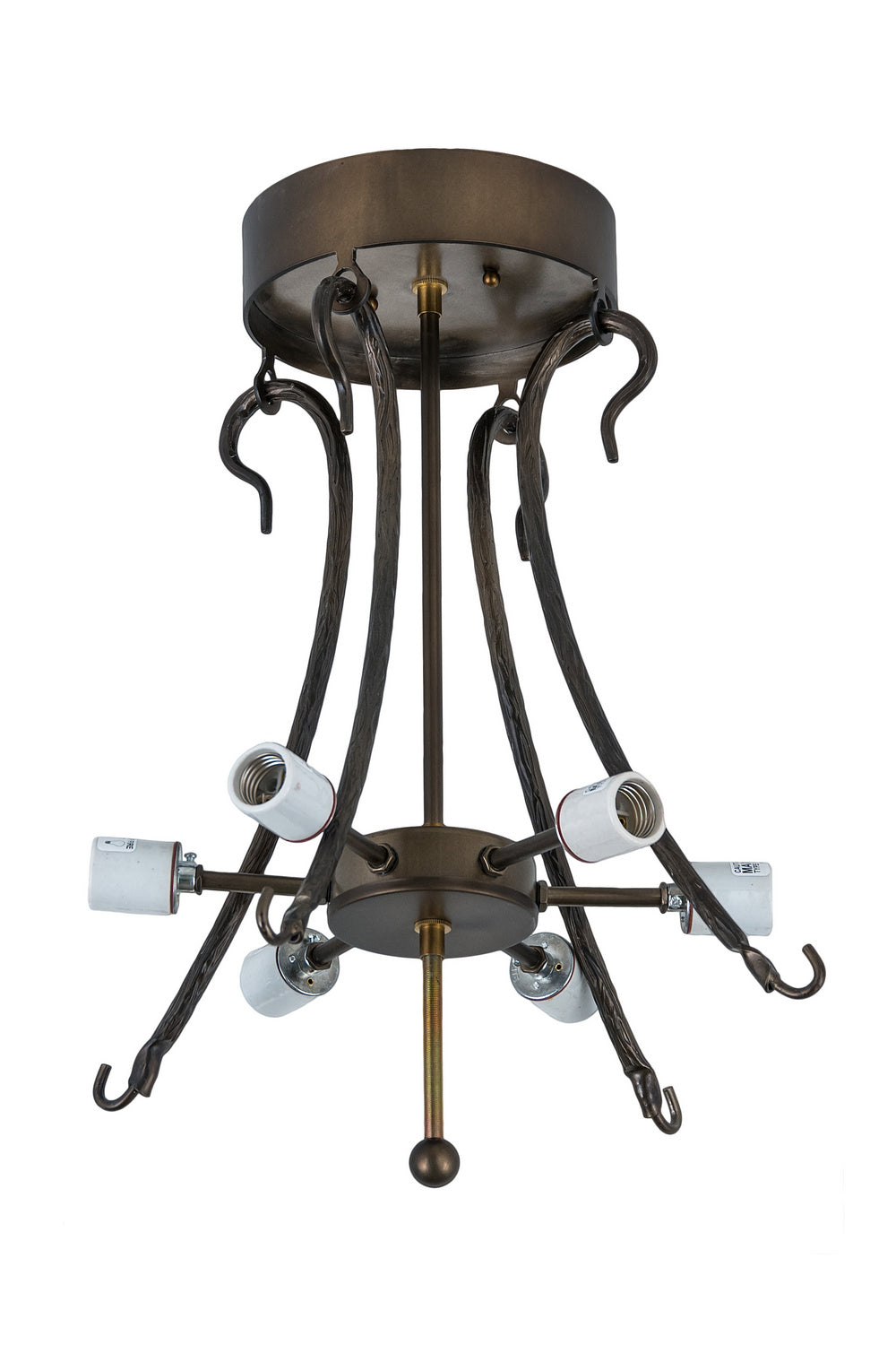 Meyda Tiffany Greenbriar Oak 181915 Pendant Light - Antique Copper