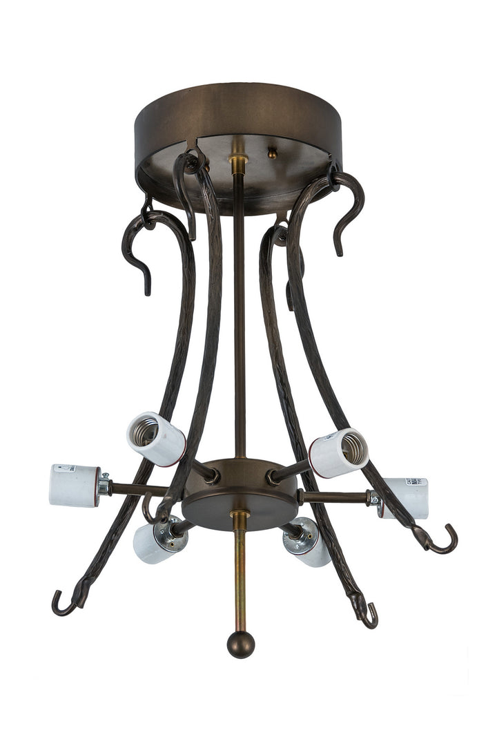 Meyda Tiffany Greenbriar Oak 181915 Pendant Light - Antique Copper