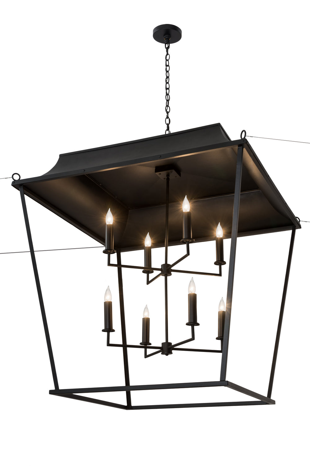 Meyda Tiffany Bastille 181918 Pendant Light - Nickel