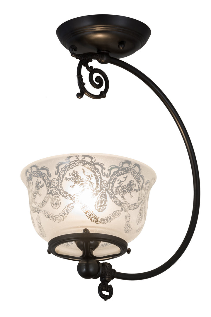 Meyda Tiffany Revival 182069 Ceiling Light - Craftsman Brown