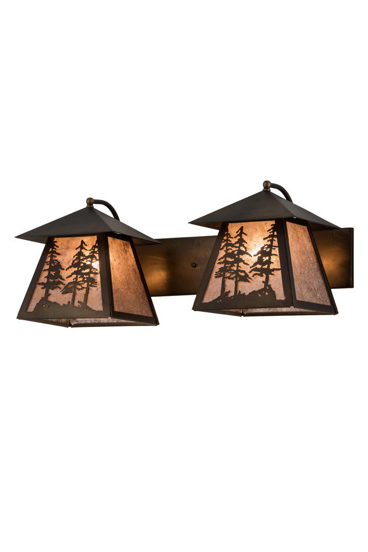 Meyda Tiffany Tall Pines 182080 Bath Vanity Light 24 in. wide - Antique Copper