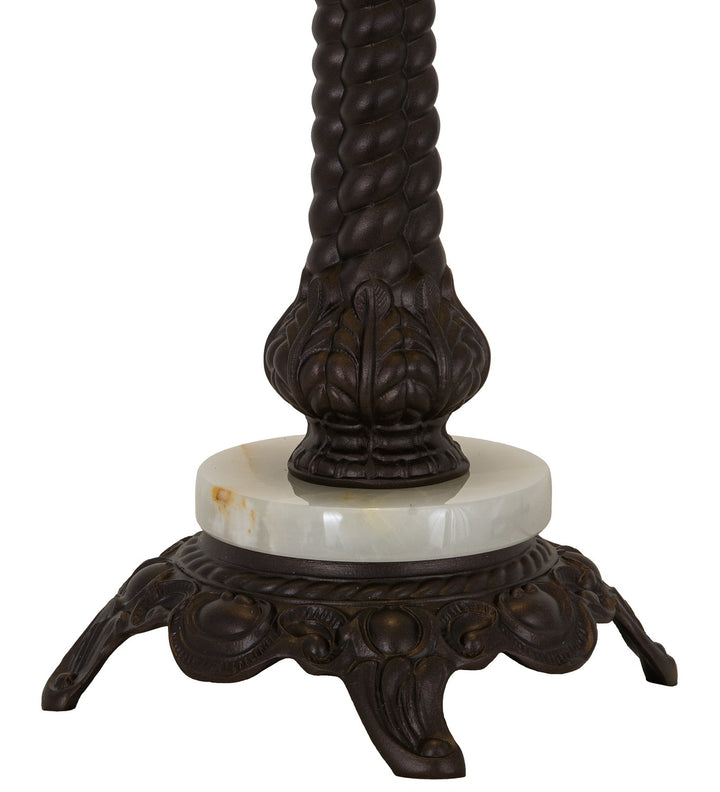 Meyda Tiffany Lighting 182162 Regina One Light Table Lamp Lamp Bronze / Dark
