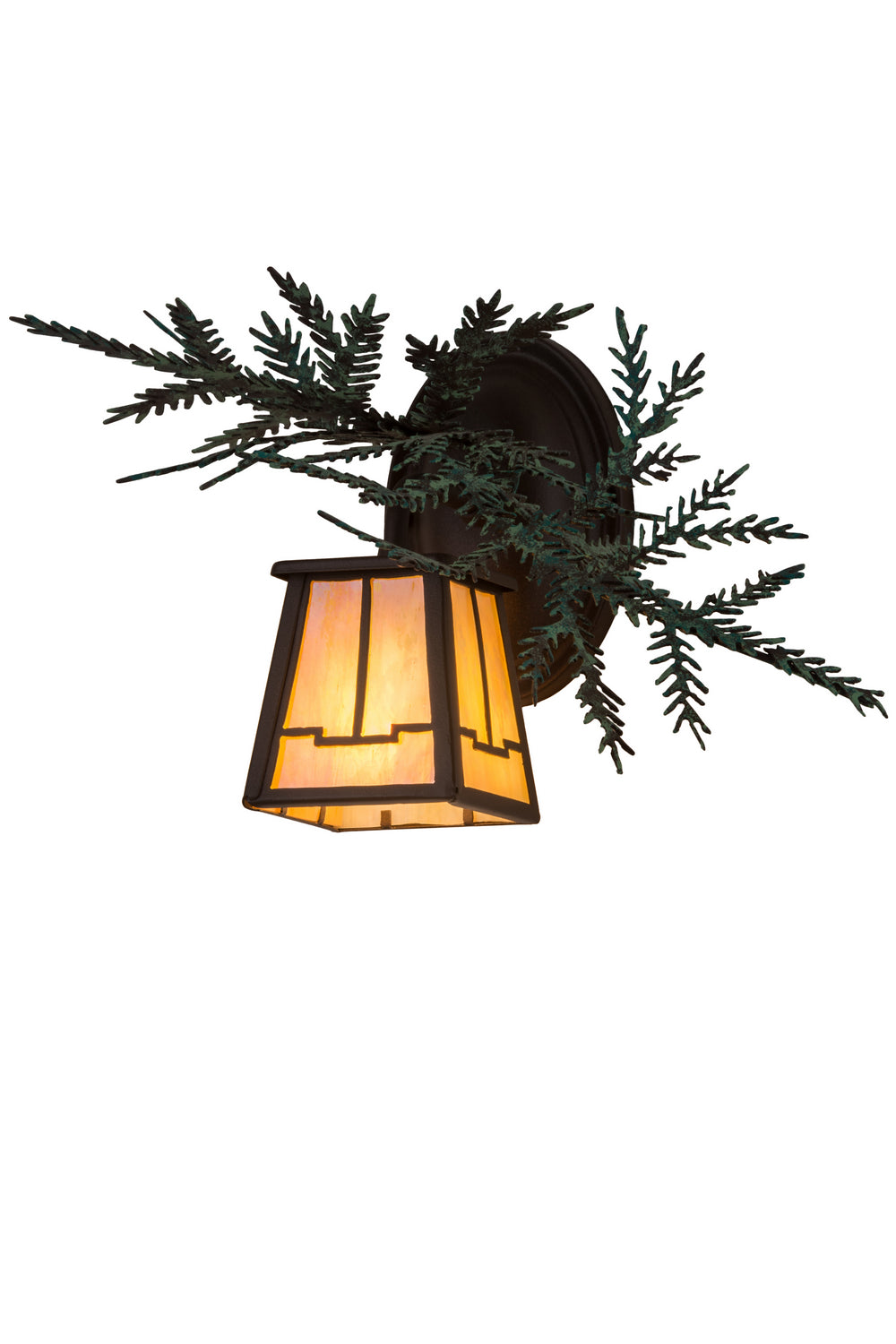 Meyda Tiffany Pine Branch 182277 Wall Light - Cafe-Noir ,Custom