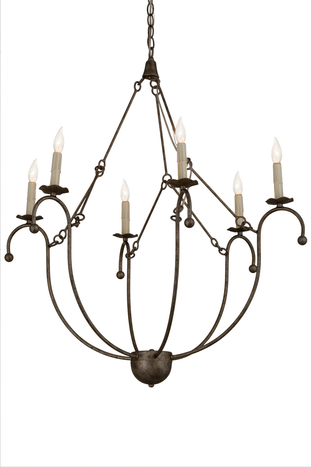 Meyda Tiffany Vienna 182548 Chandelier Light - Copper Vein