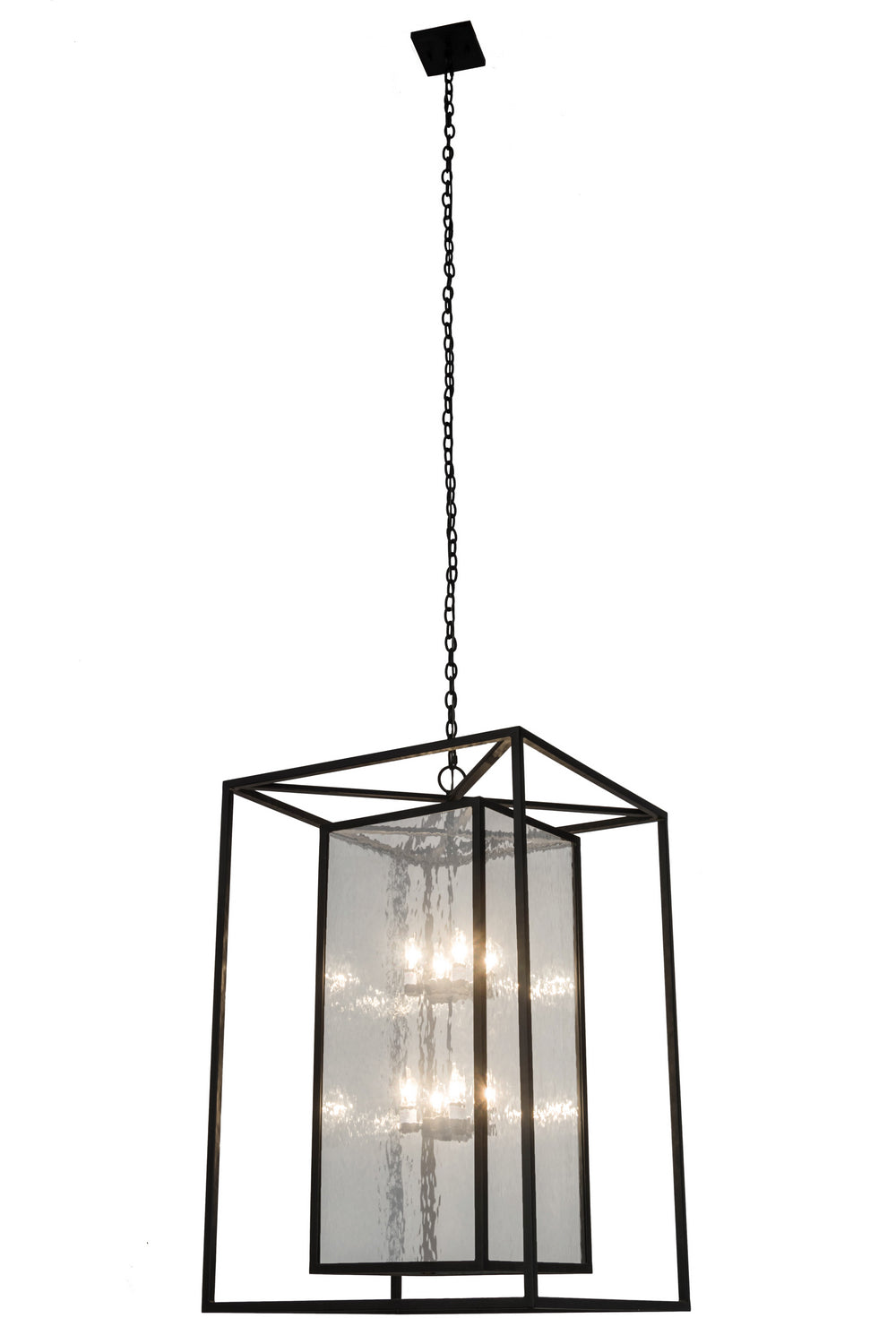 Meyda Tiffany Kitzi Box 182988 Pendant Light - Oil Rubbed Bronze