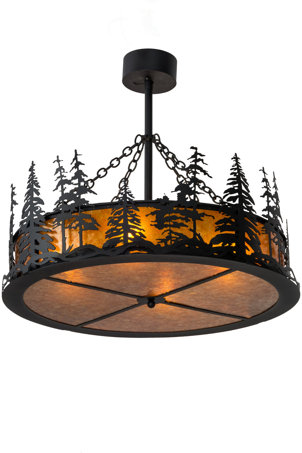 Meyda Tiffany Tall Pines 183244 Pendant Light - Antique
