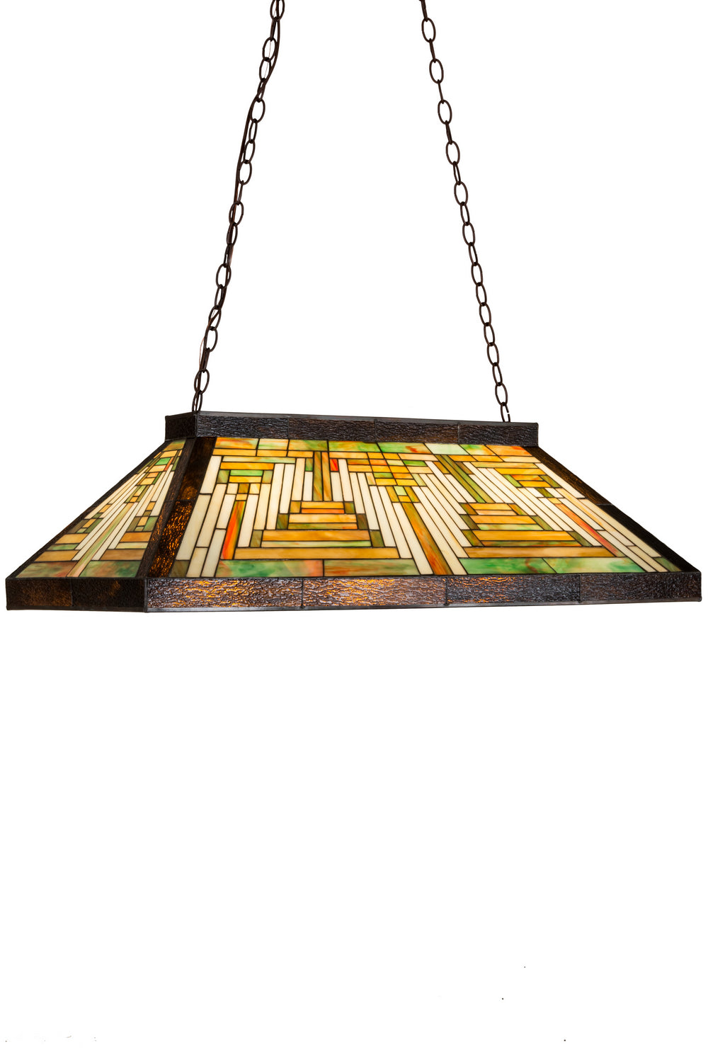 Meyda Tiffany Nuevo Mission 186034 Pendant Light - Mahogany Bronze