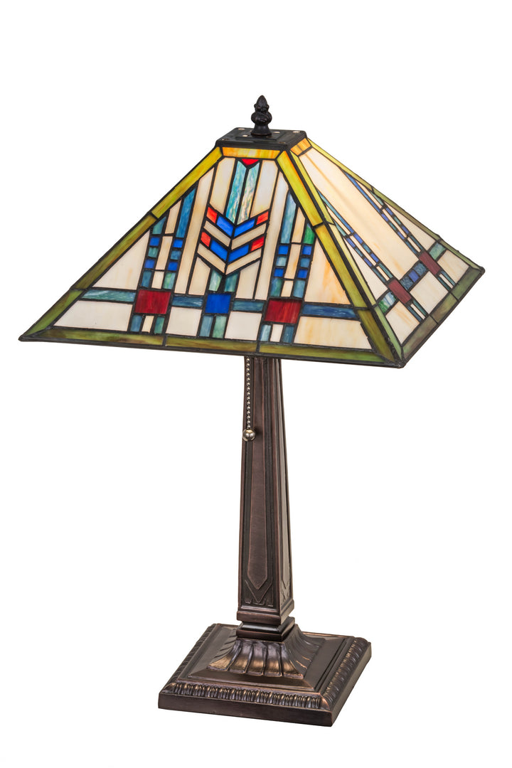 Meyda Tiffany Lighting 26513 Prairie Wheat One Light Table Lamp Lamp Bronze / Dark