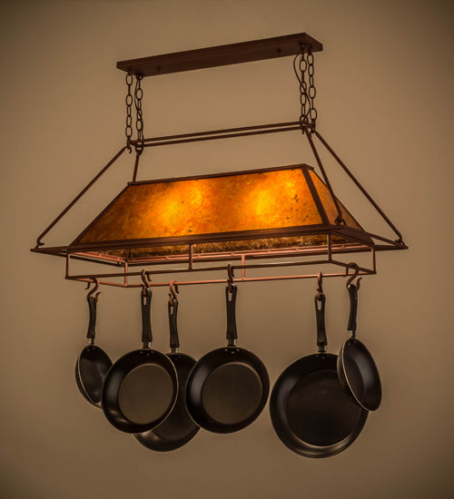 Meyda Tiffany Mission 77830 Pendant Light - Rust