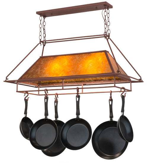 Meyda Tiffany Mission 77830 Pendant Light - Rust