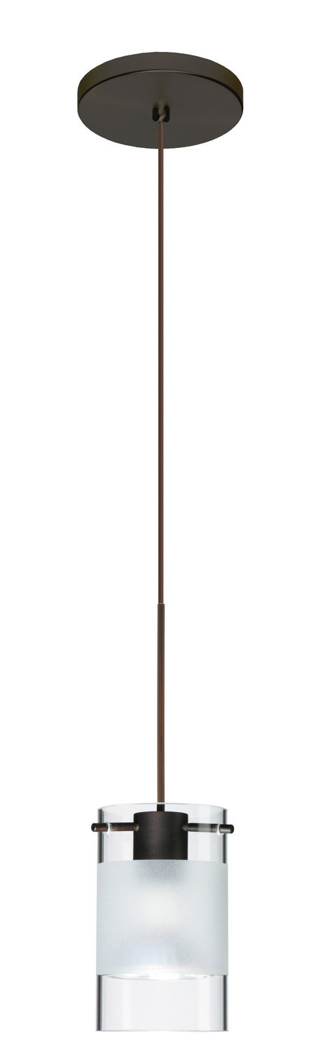 Besa Scope 1XT-6524EC-BR Pendant Light - Bronze