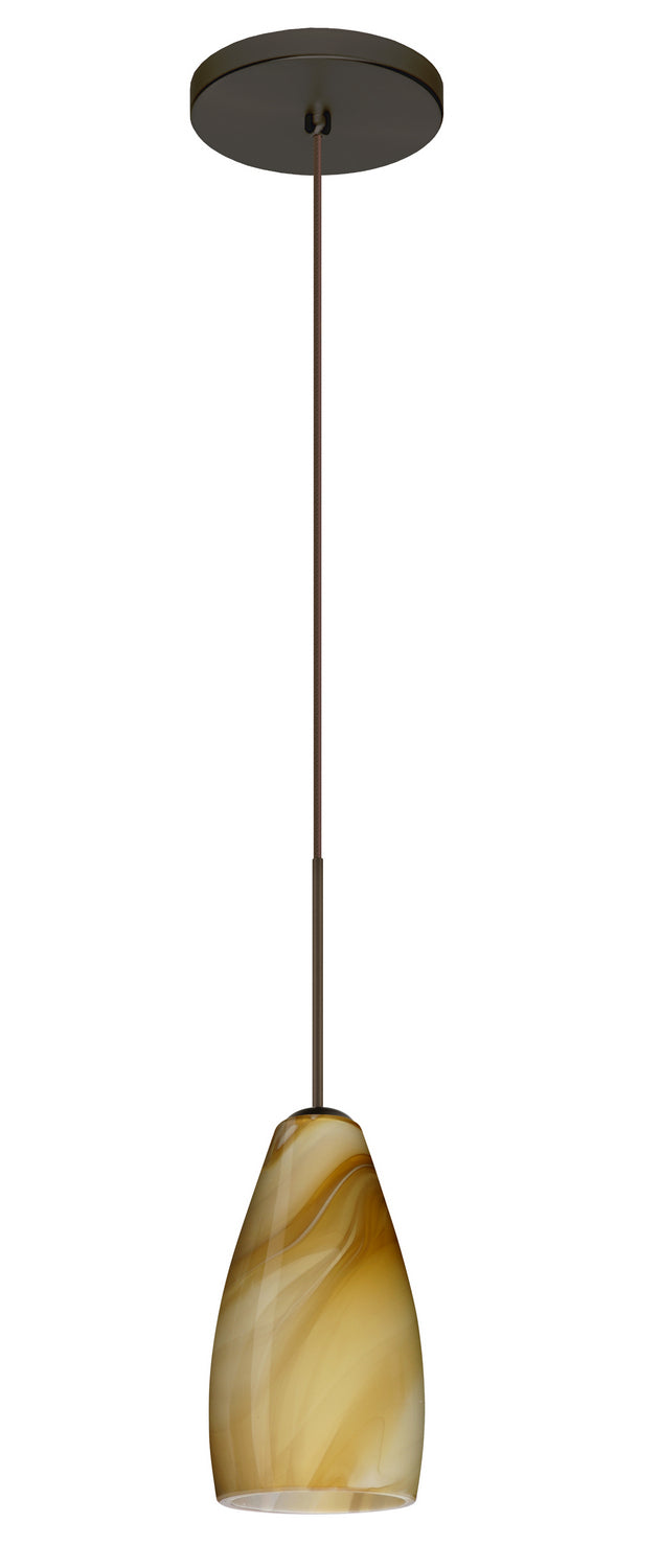 Besa Karli 1XT-7198HN-BR Pendant Light - Bronze