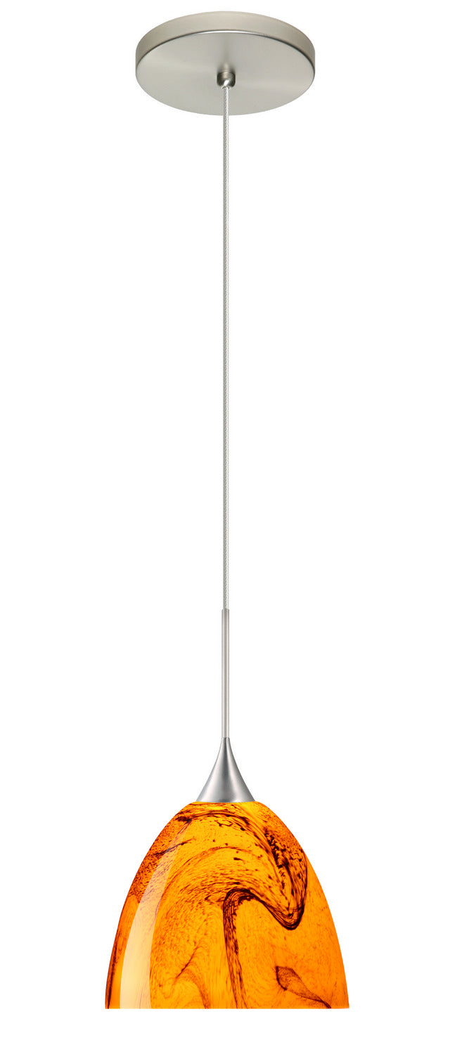 Besa Sasha 1XT-7570HB-SN Pendant Light - Satin Nickel
