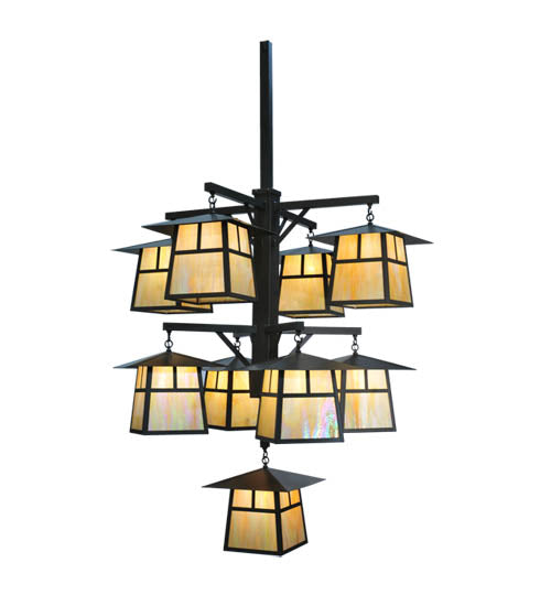 Meyda Tiffany Stillwater 77897 Chandelier Light - Timeless Bronze