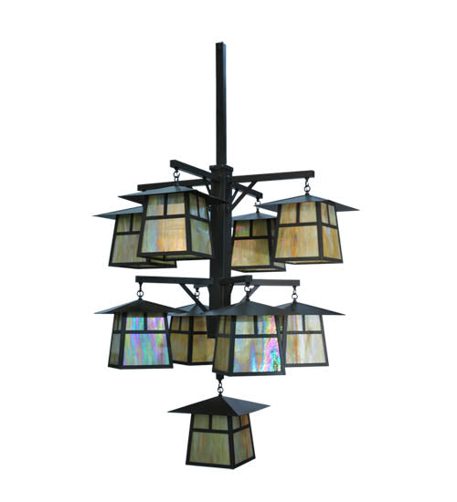 Meyda Tiffany Stillwater 77897 Chandelier Light - Timeless Bronze