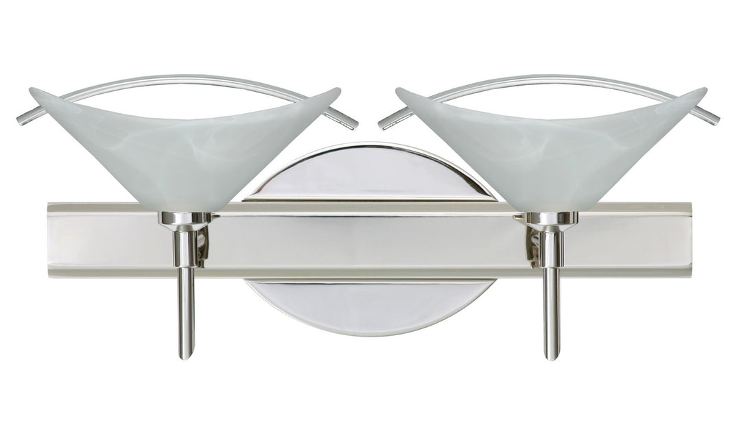 Besa Hoppi 2SW-181304-CR Bath Vanity Light 15 in. wide - Chrome