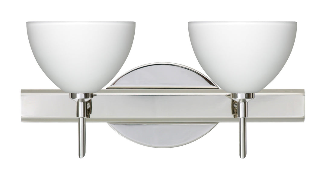 Besa Brella 2SW-467907-CR Bath Vanity Light 15 in. wide - Chrome