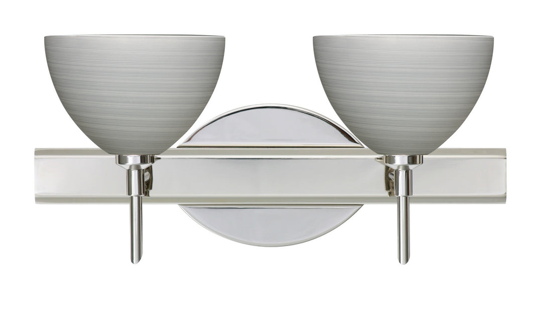 Besa Brella 2SW-4679TN-CR Bath Vanity Light 15 in. wide - Chrome