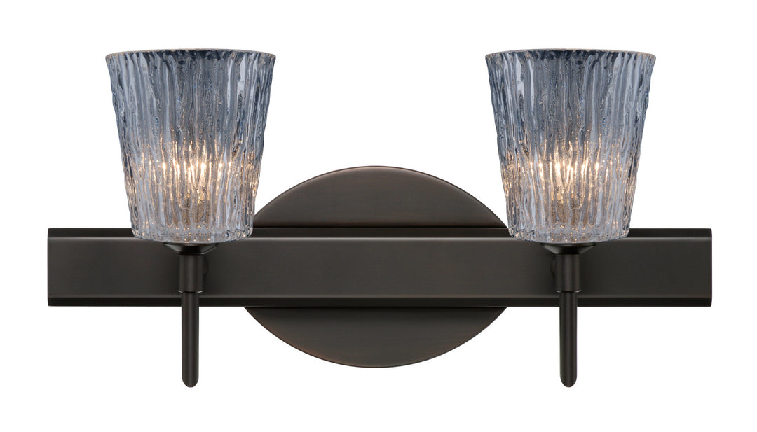 Besa Nico 2SW-512500-BR Bath Vanity Light 15 in. wide - Bronze