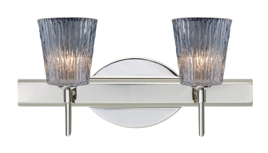 Besa Nico 2SW-512500-CR Bath Vanity Light 15 in. wide - Chrome