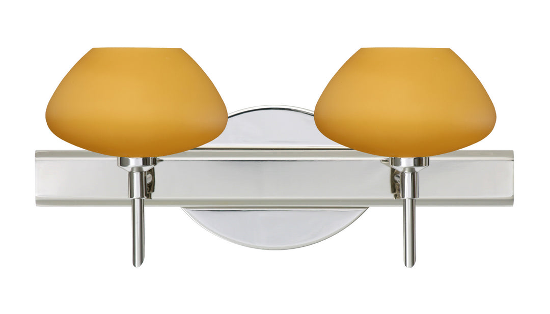 Besa Peri 2SW-541080-CR Bath Vanity Light 15 in. wide - Chrome
