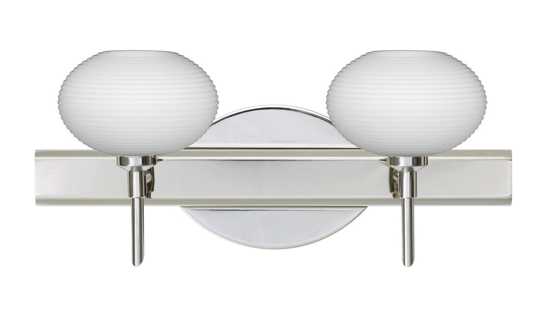 Besa Lasso 2SW-561207-CR Bath Vanity Light 15 in. wide - Chrome