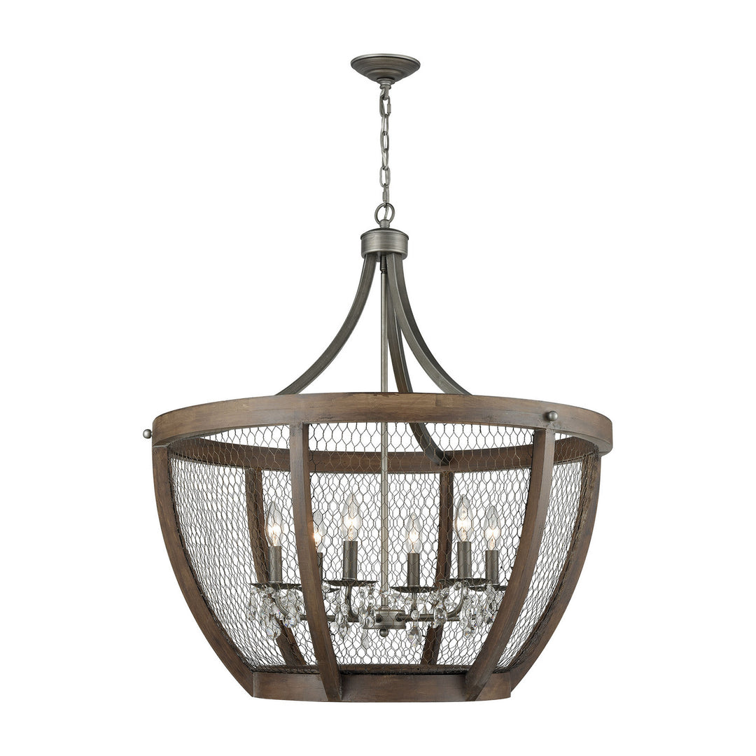 Elk Renaissance Invention 1140-033 Chandelier Light - Aged Wood