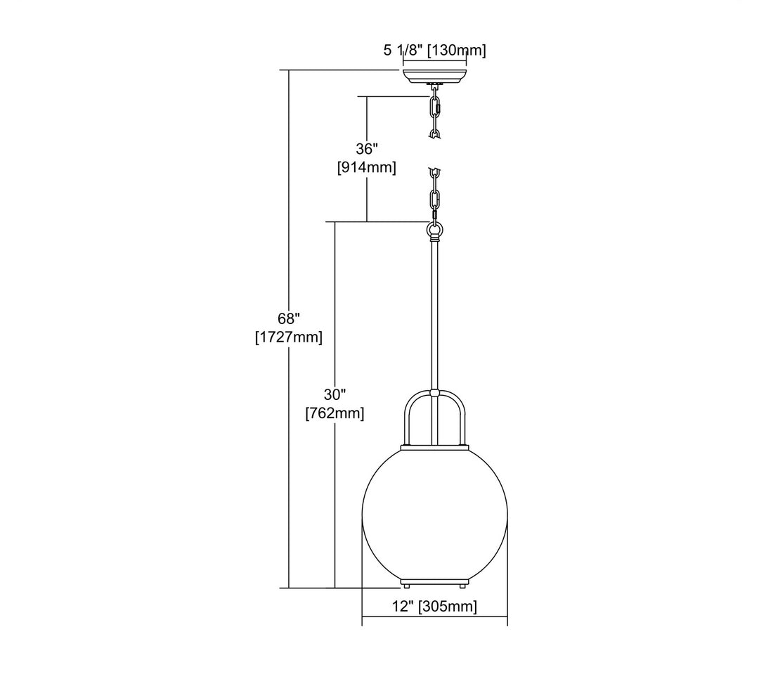 Elk Faraday D3229 Pendant Light - Clear