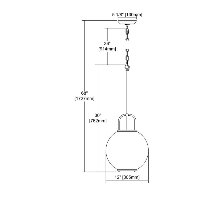 Elk Faraday D3229 Pendant Light - Clear