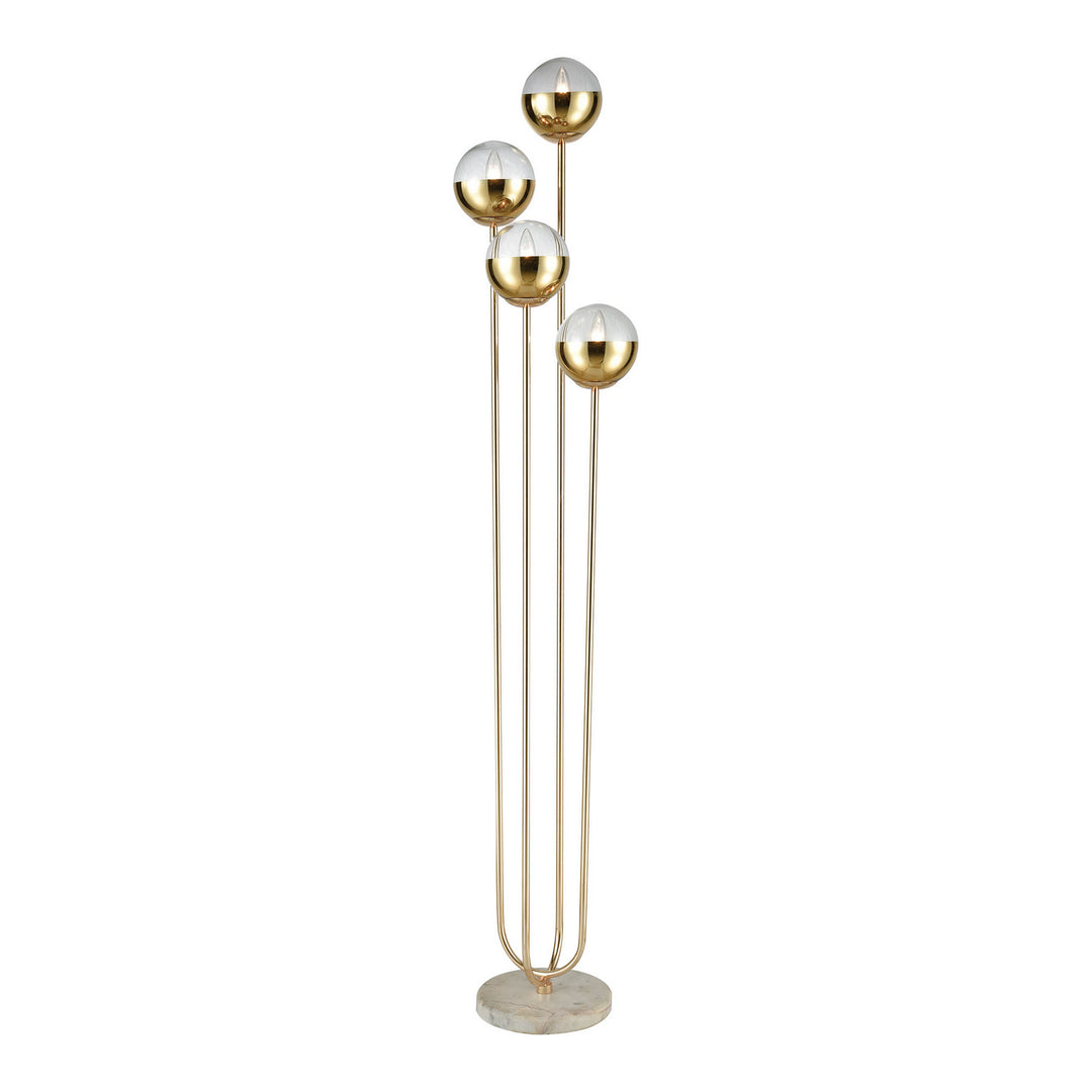 Elk Lighting D3377 Modern Haute Floreal Lamp Gold