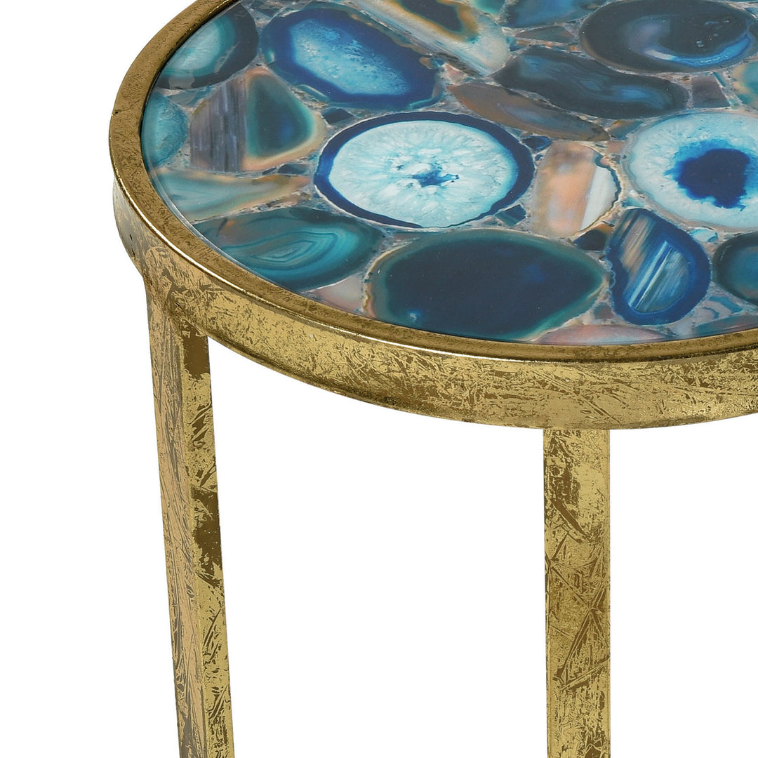 Elk Lighting 3138-291  Krete Furniture Blue Agate
