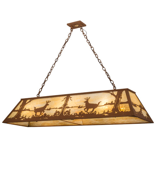 Meyda Tiffany Deer At Lake 78016 Pendant Light - Earth