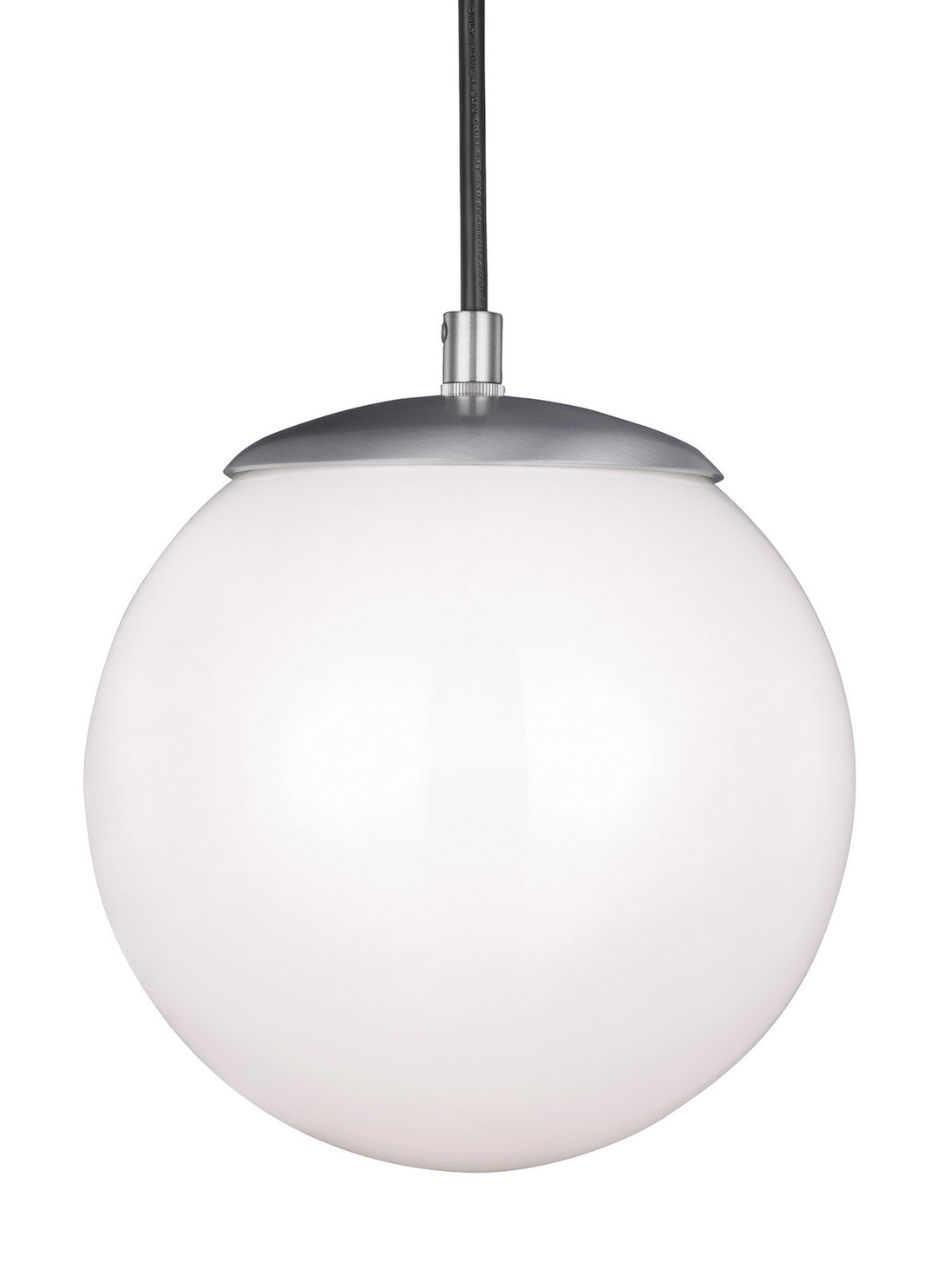 Visual Comfort Studio Leo - Hanging Globe 6018EN3-04 Pendant Light - Satin Aluminum