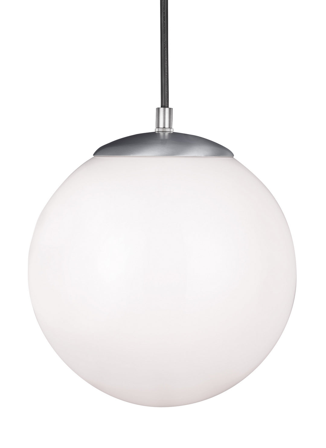 Visual Comfort Studio Leo - Hanging Globe 6020EN3-04 Pendant Light - Satin Aluminum