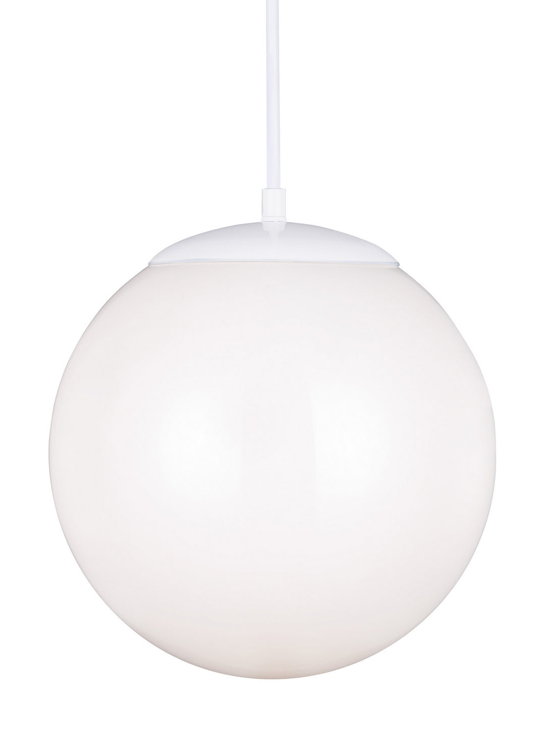 Visual Comfort Studio Leo - Hanging Globe 6022EN3-15 Pendant Light - White