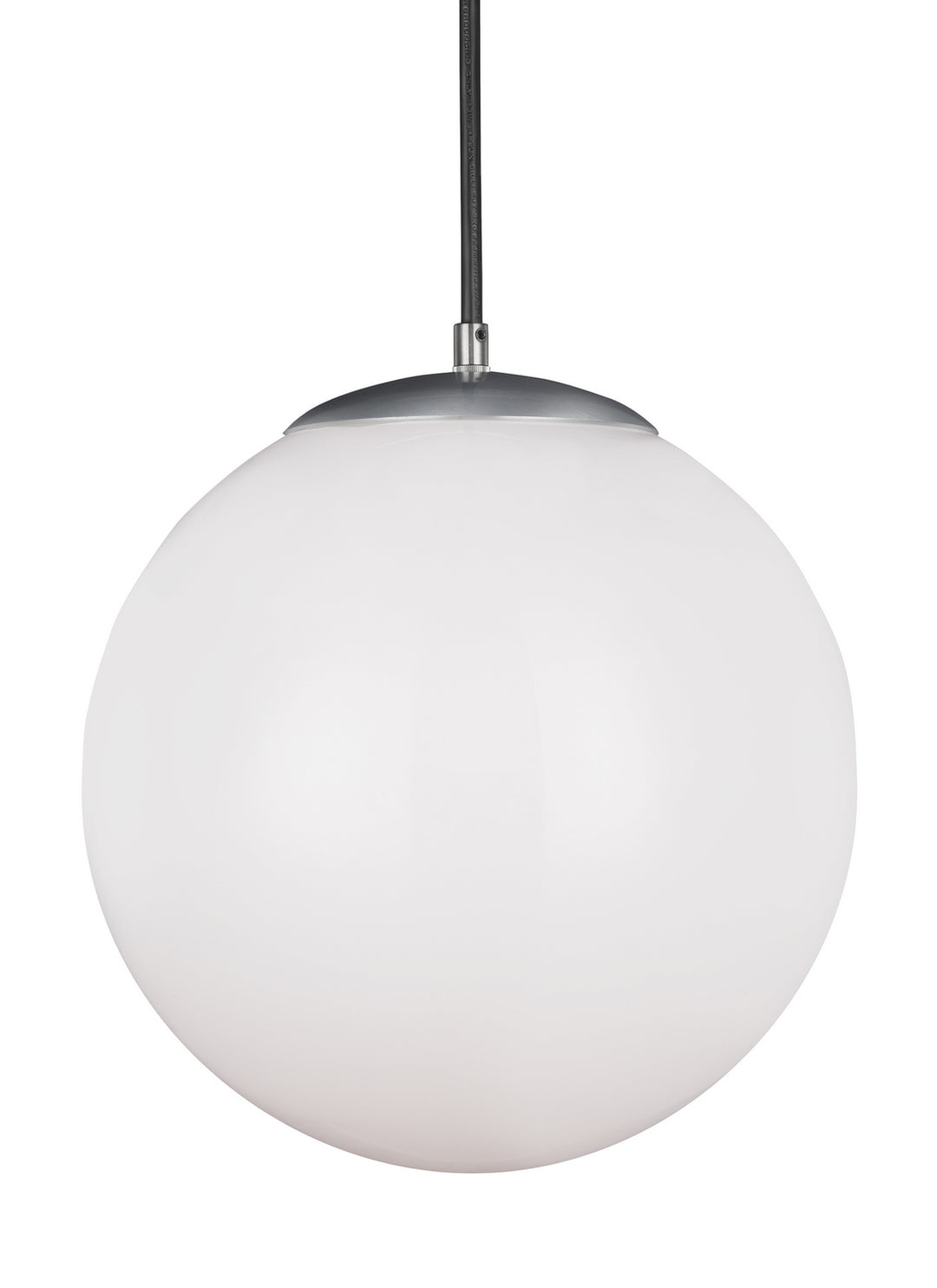 Visual Comfort Studio Leo - Hanging Globe 6024-04 Pendant Light - Satin Aluminum