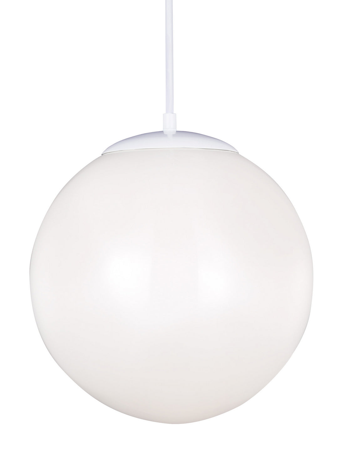 Visual Comfort Studio Leo - Hanging Globe 6024EN3-15 Pendant Light - White