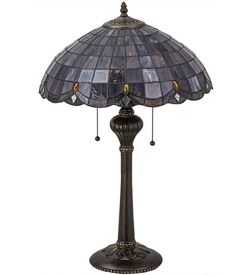 Meyda Tiffany Lighting 78123 Elan Table Lamp Lamp Bronze / Dark