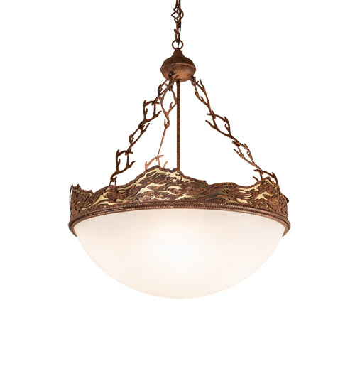 Meyda Tiffany Mountain Range 78124 Pendant Light - Verdigris