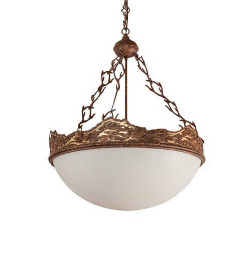 Meyda Tiffany Mountain Range 78124 Pendant Light - Verdigris