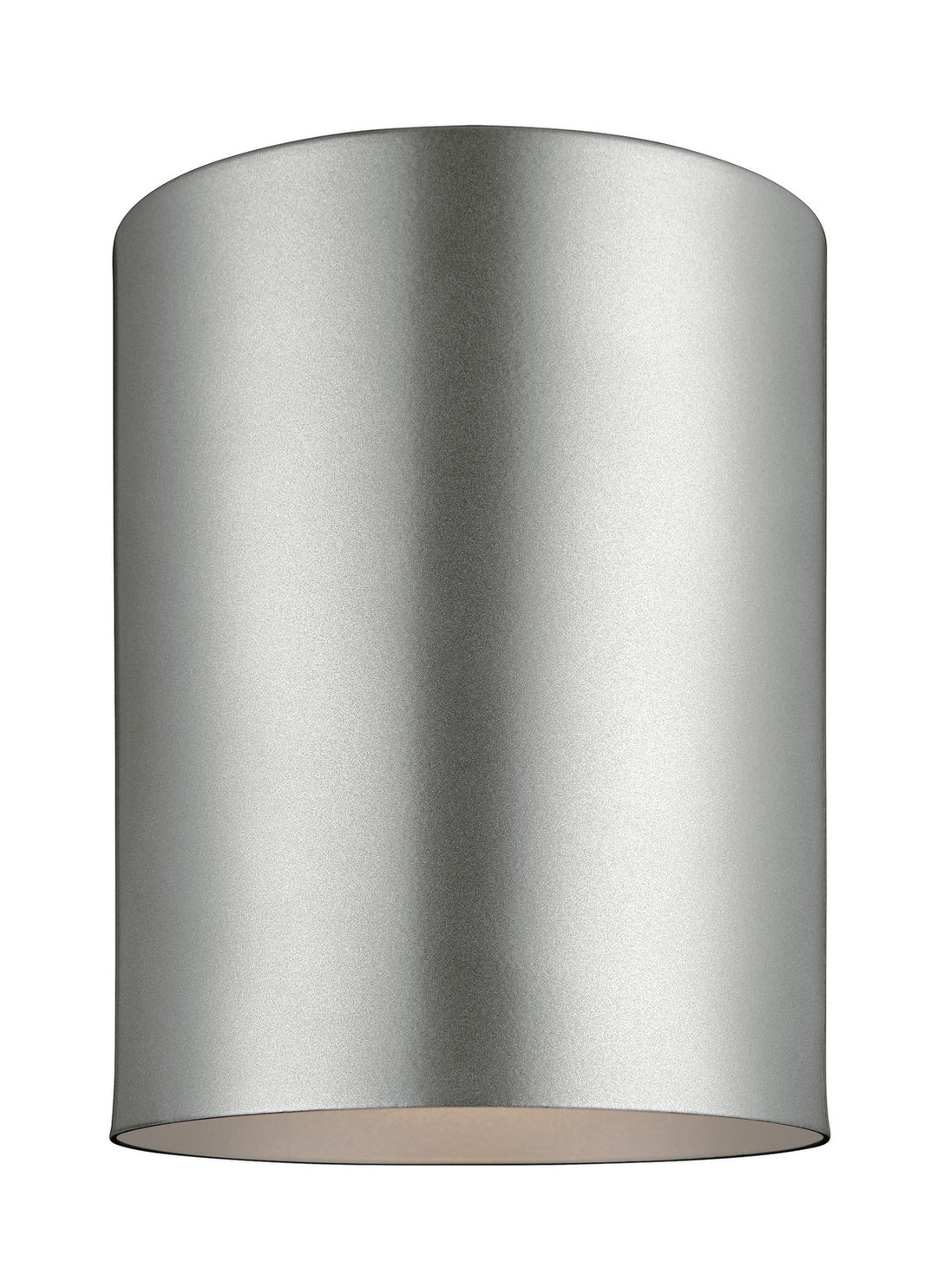 Visual Comfort Studio 7813801EN3-753 Outdoor Cylinders One Light Outdoor Flush Mount Outdoor Pewter, Nickel, Silver