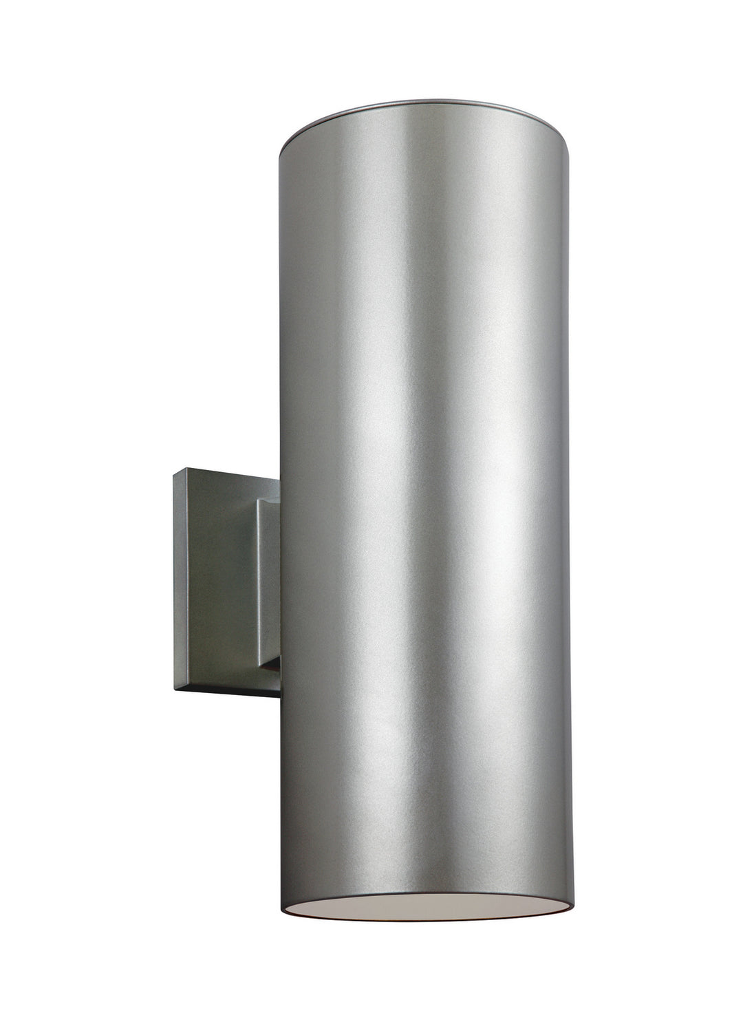 Visual Comfort Studio 8313802EN3-753 Outdoor Cylinders Two Light Outdoor Wall Lantern Outdoor Pewter, Nickel, Silver