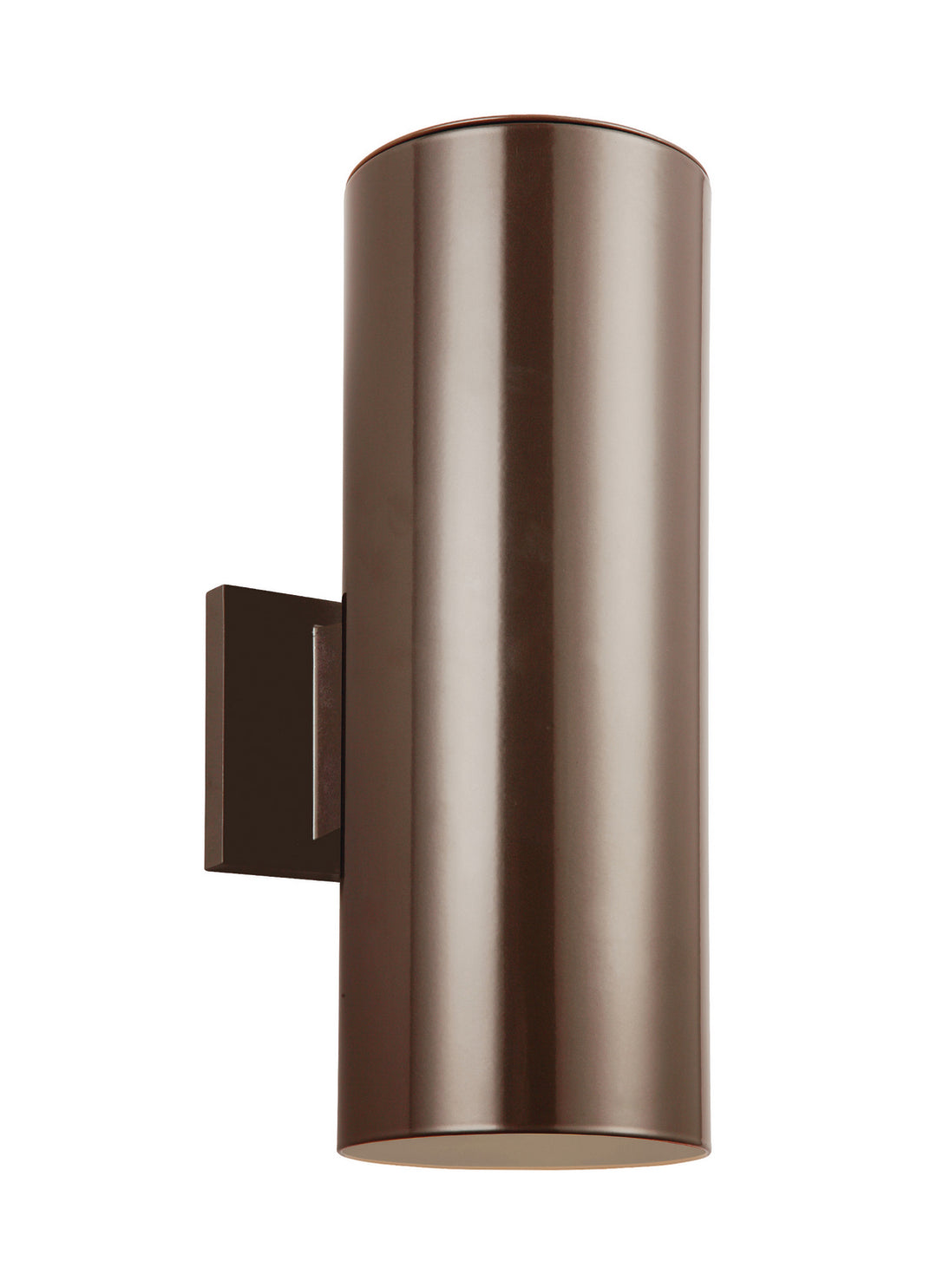 Visual Comfort Studio 8313902EN3-10 Outdoor Cylinders Two Light Outdoor Wall Lantern Outdoor Bronze / Dark