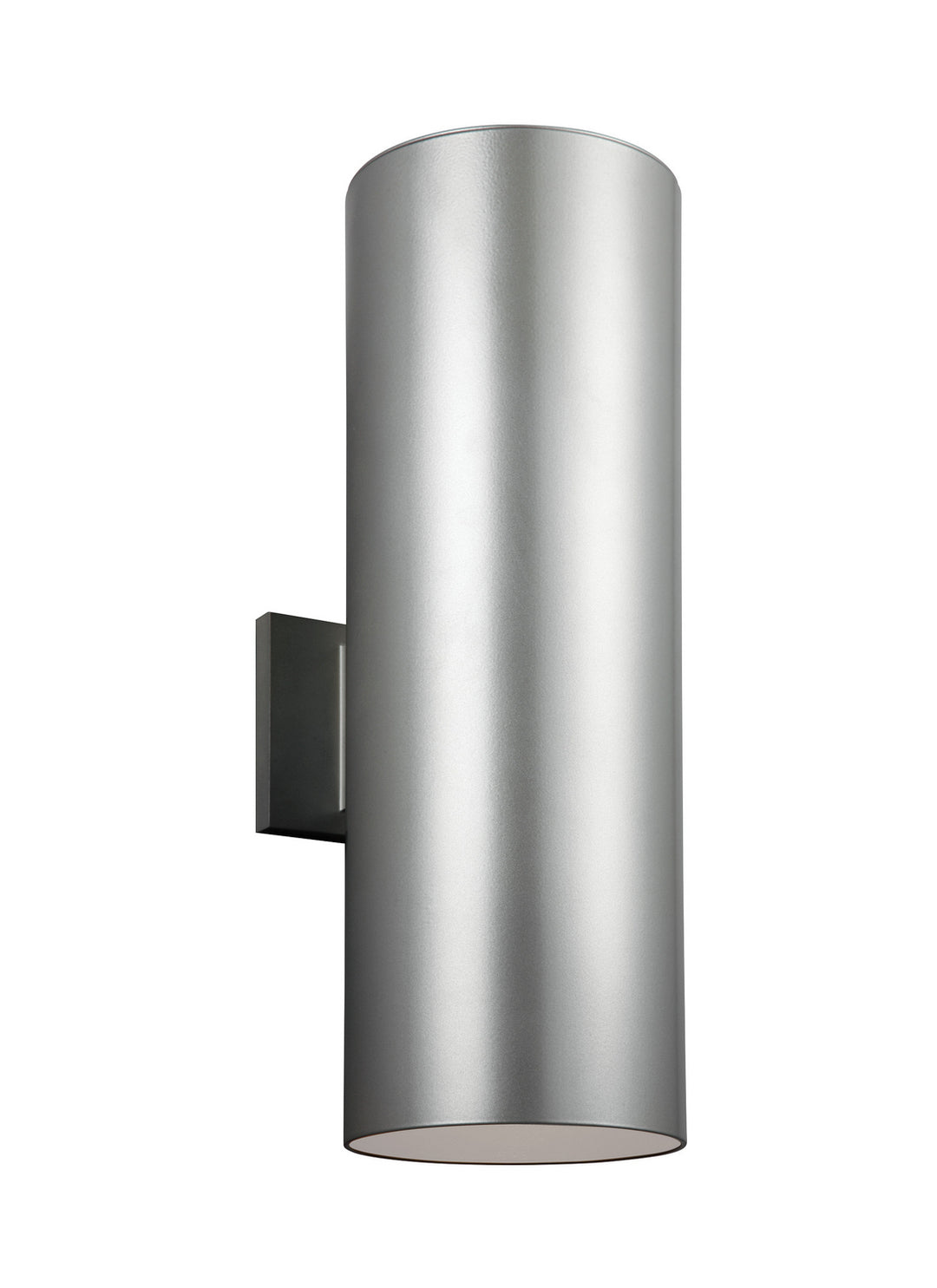 Visual Comfort Studio 8313902EN3-753 Outdoor Cylinders Two Light Outdoor Wall Lantern Outdoor Pewter, Nickel, Silver