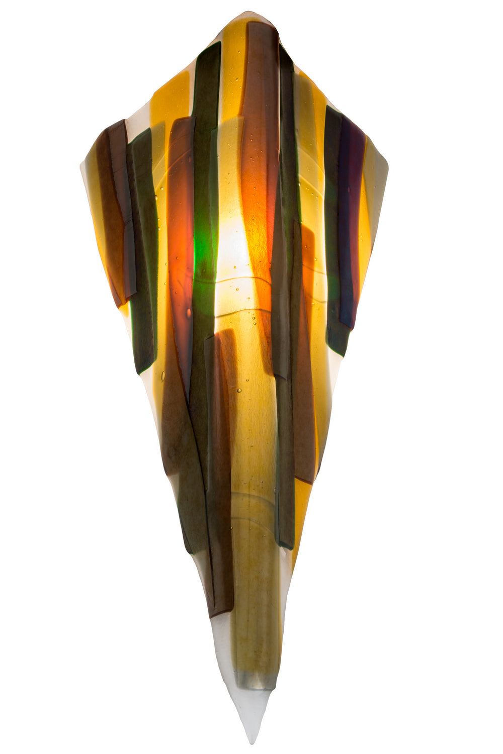 Meyda Tiffany Lighting 108070 Metro Fusion Shade Lamp Shade Multicolored