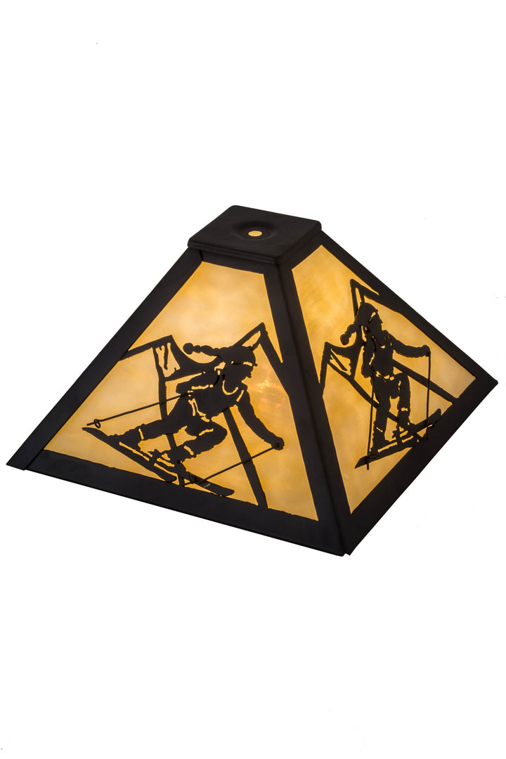 Meyda Tiffany Lighting 181466 Alpine Shade Lamp Shade Bronze / Dark