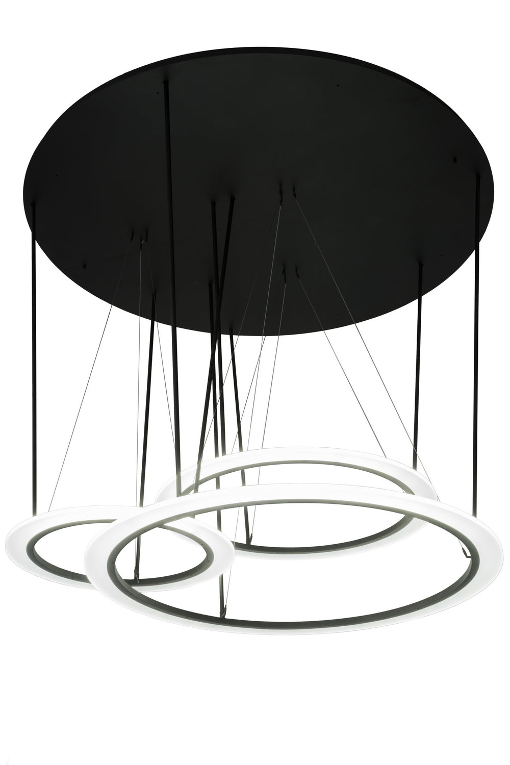 Meyda Tiffany Anillo Pairando 182574 Pendant Light - Textured Black