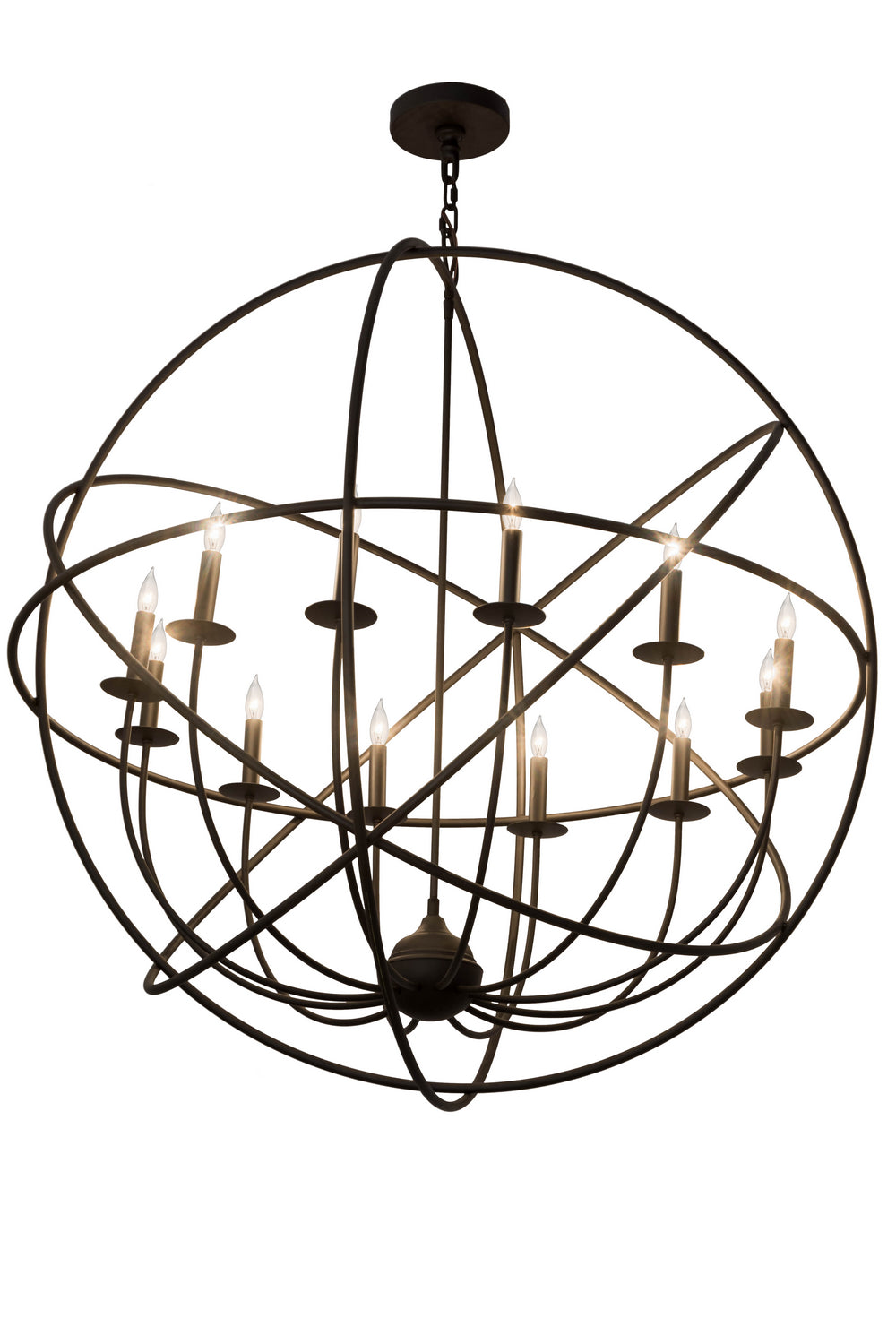 Meyda Tiffany Atom Enerjisi 183432 Chandelier Light - Oil Rubbed Bronze